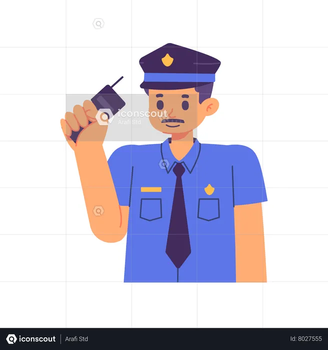 Police man  Illustration