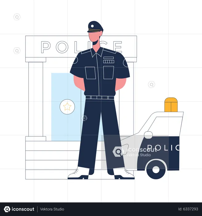 Policial  Ilustração