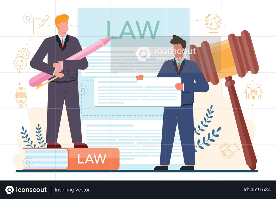 Political law  Illustration