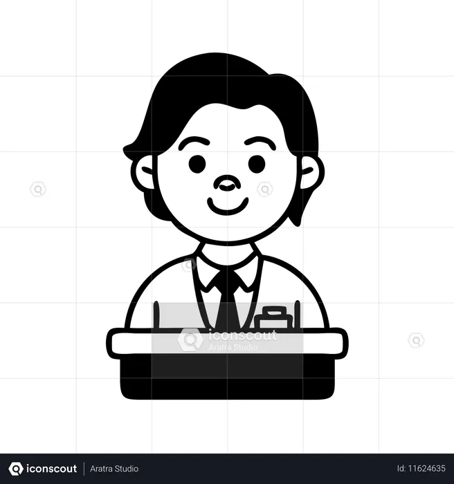 정치가  일러스트레이션