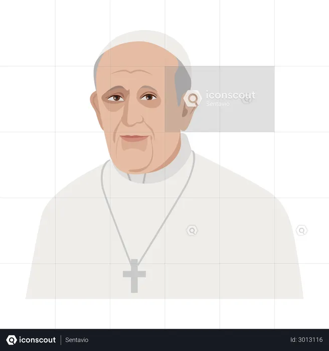 Pope Francis  Illustration