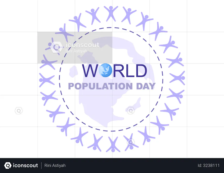 Population Awareness  Illustration