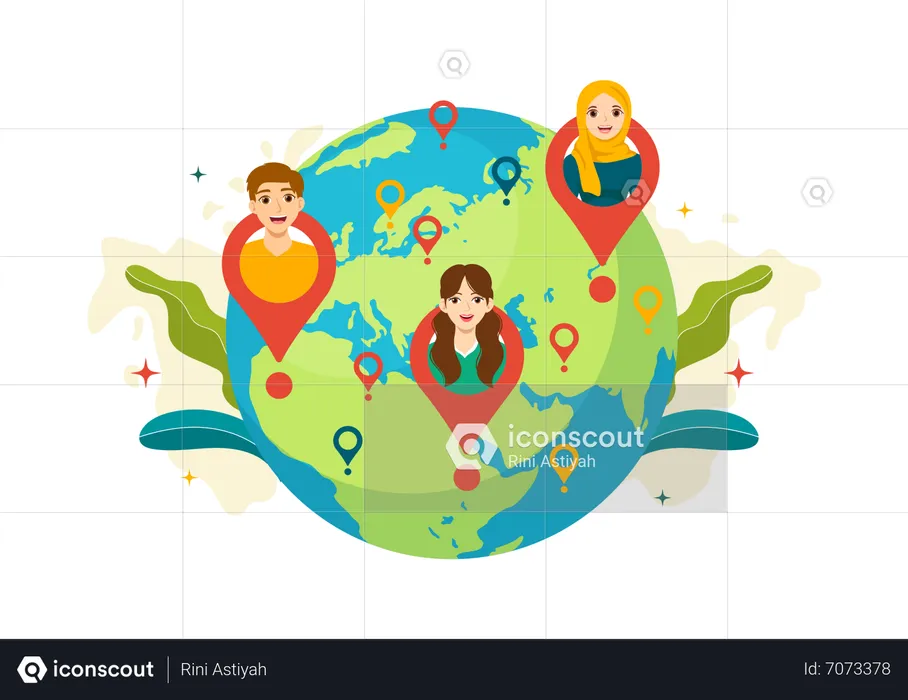 Population location  Illustration