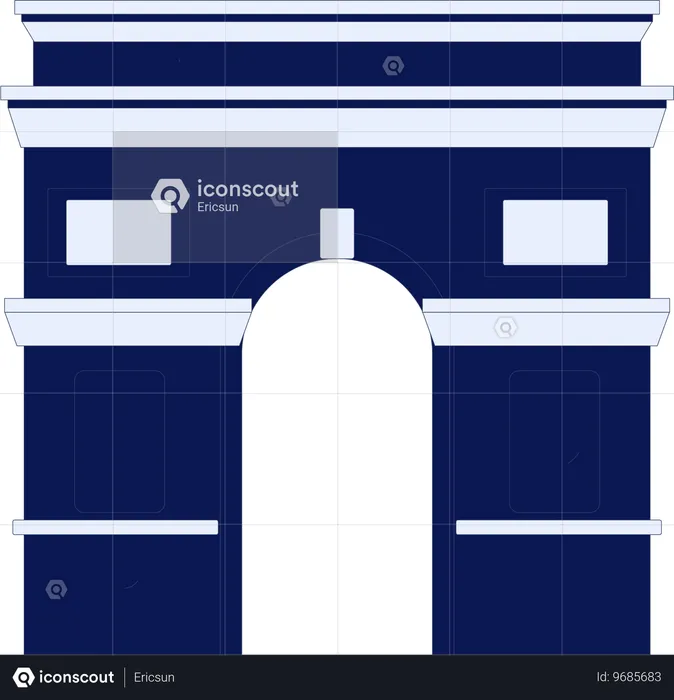 Porte de l'Inde  Illustration