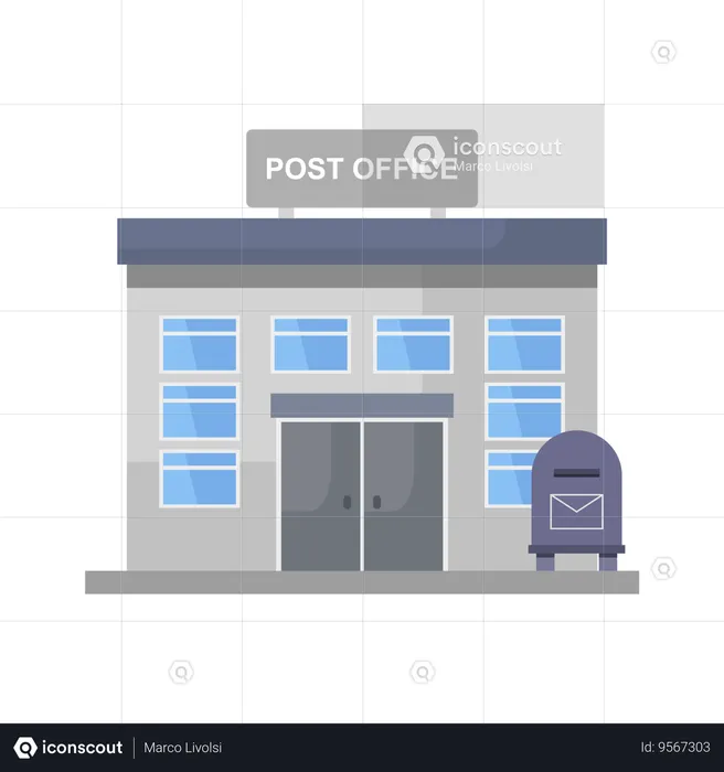 Post Office  Illustration