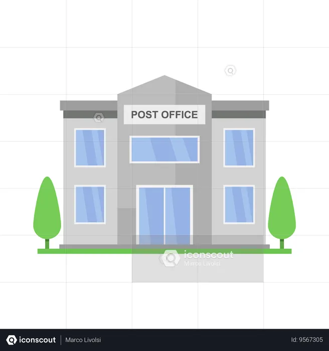 Post Office  Illustration