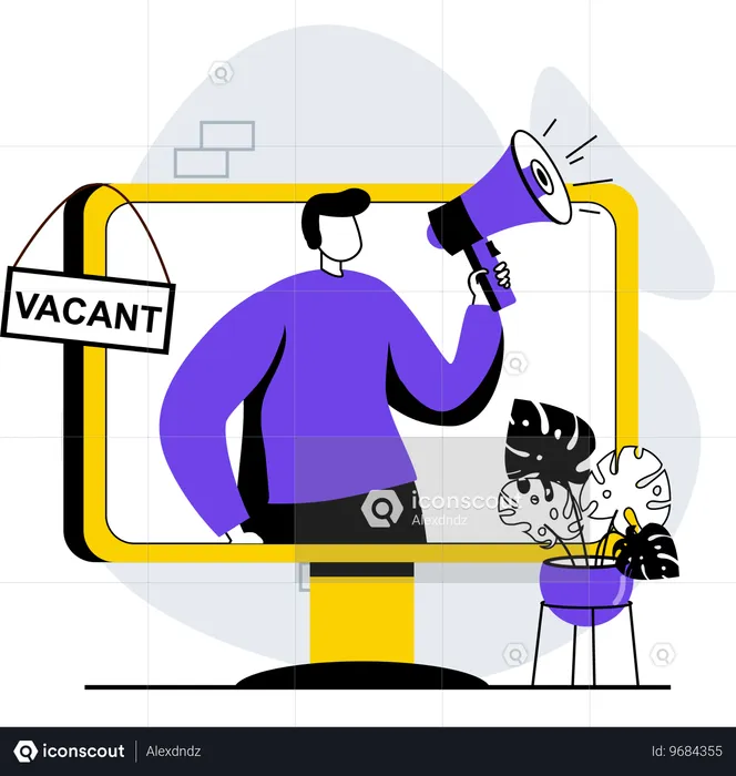 Poste vacant  Illustration