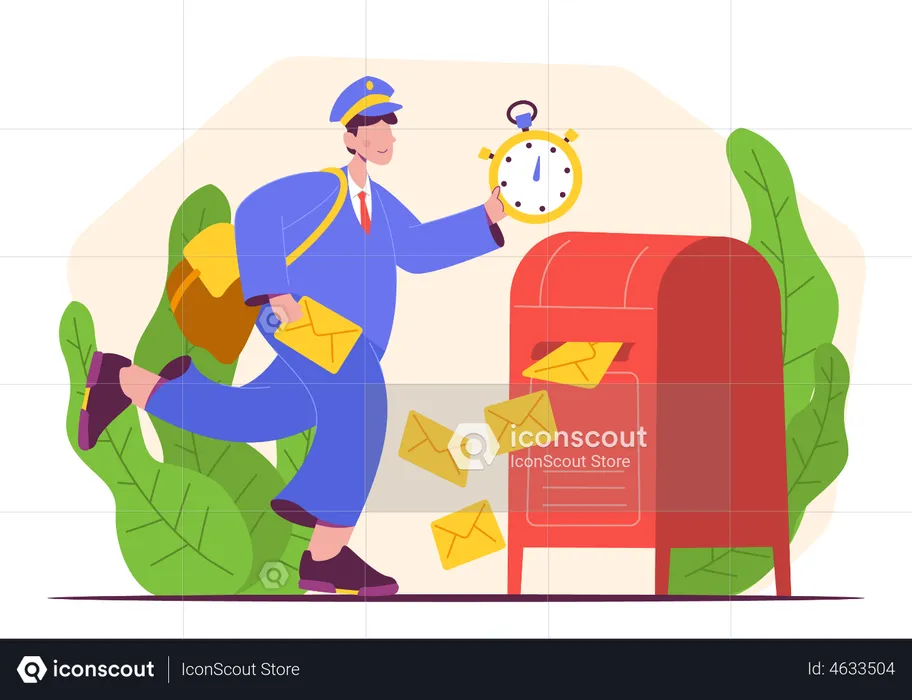 Postman  Illustration