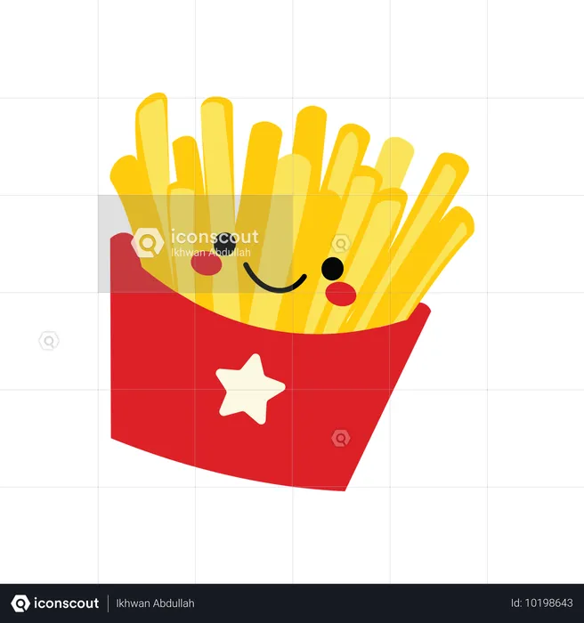 Potato fries  Illustration