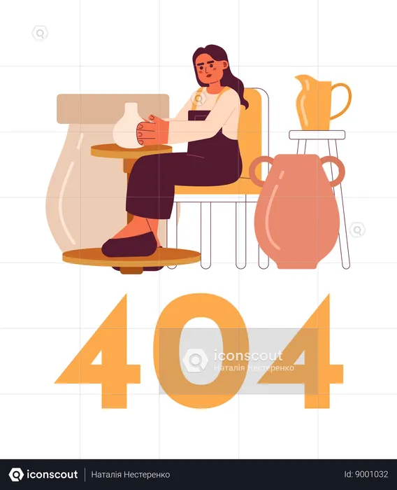 Pottery class error  Illustration