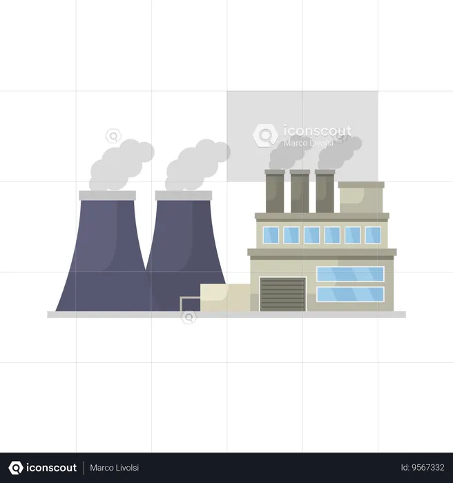 Power Plant  Illustration