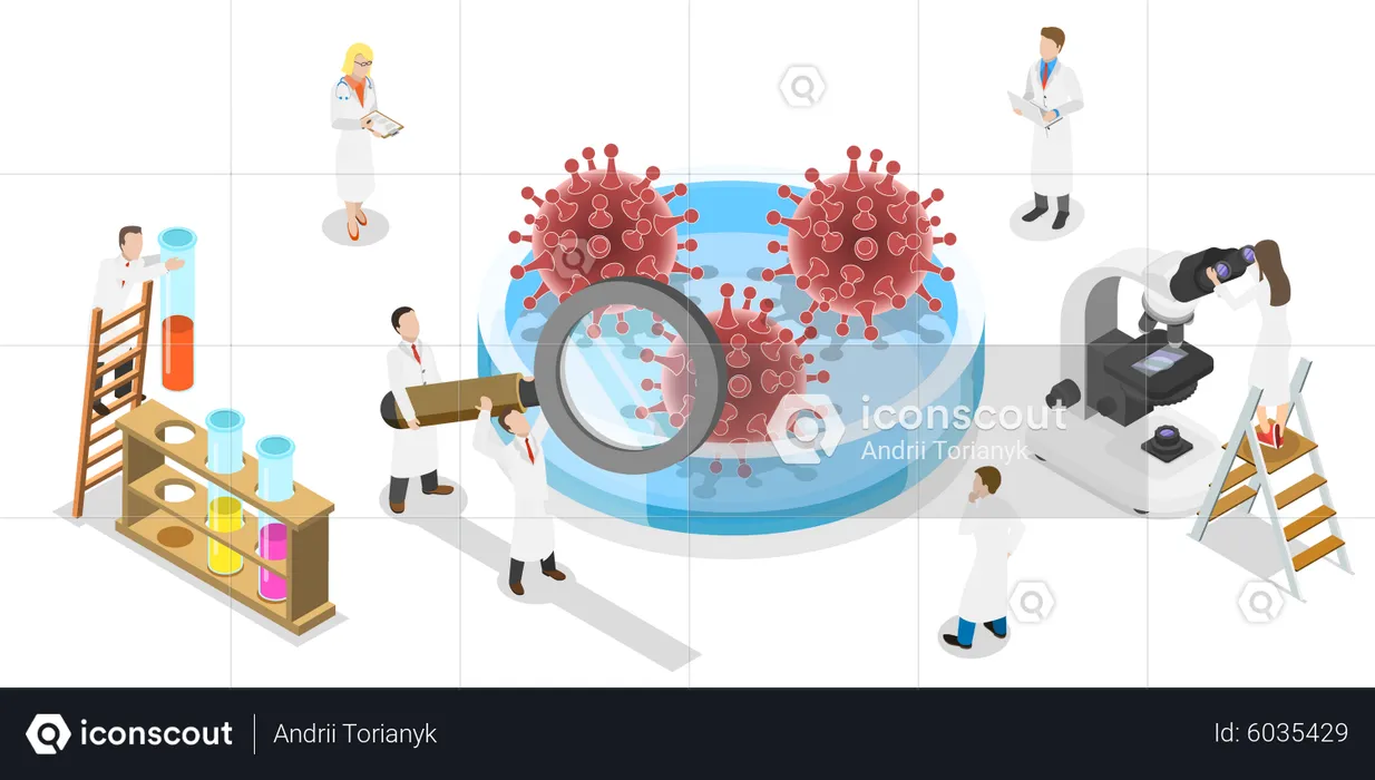 Prävention der Coronavirus-Erkrankung  Illustration