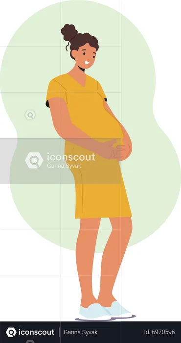 Pregnancy And Maternity  Illustration