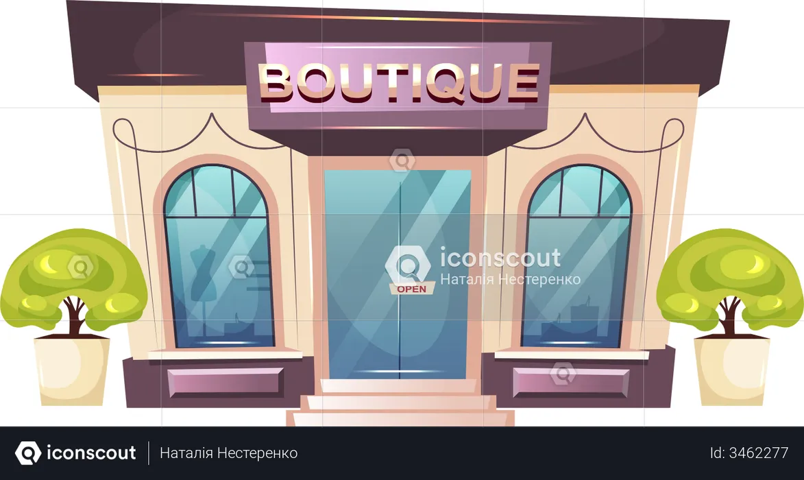 Premium boutique  Illustration