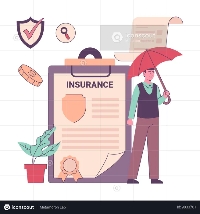 Premium Insurance  Illustration