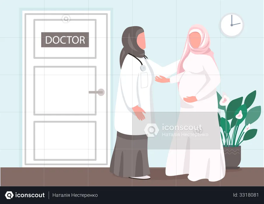 Prenatal consultation  Illustration