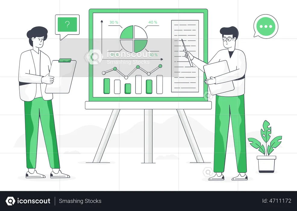 Présentation d'entreprise  Illustration