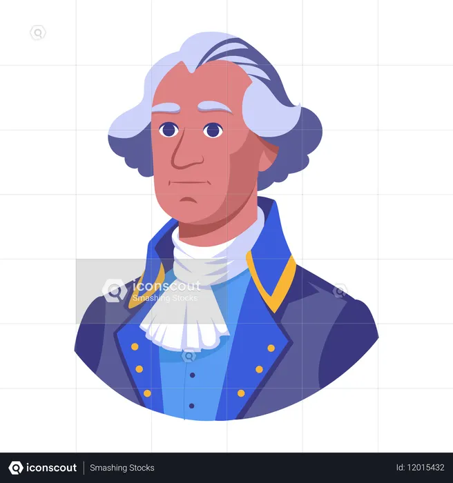 El presidente estadounidense  Ilustración
