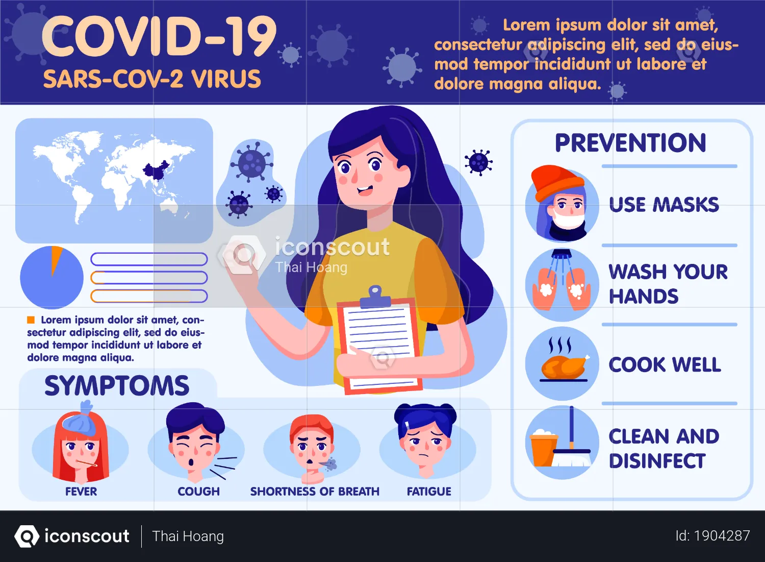 Prevention Graph In World Illustration - Free Download Healthcare ...