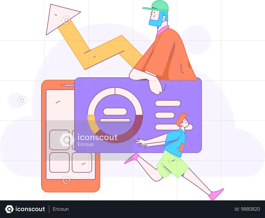 Previsão de mercado  Ilustração
