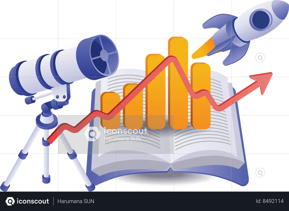 Previsão de inicialização de negócios  Ilustração