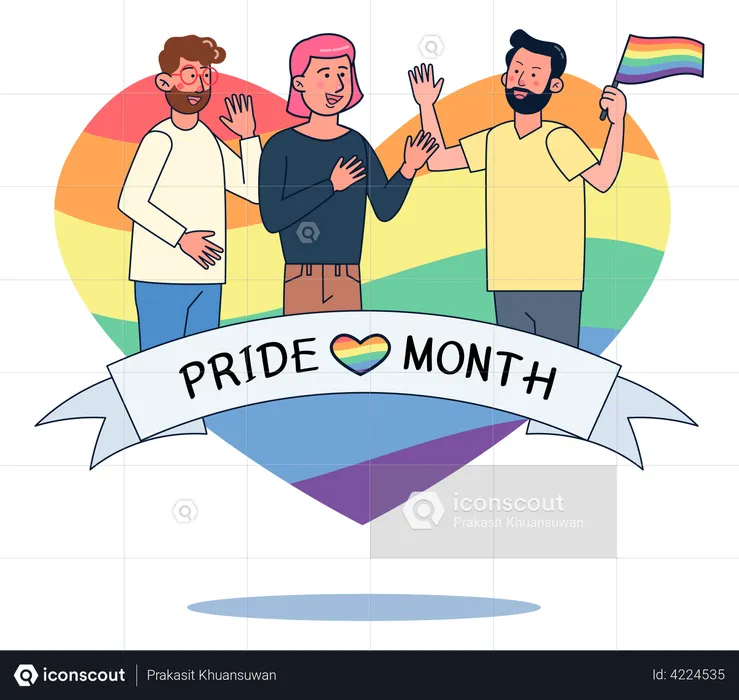 Pride month  Illustration