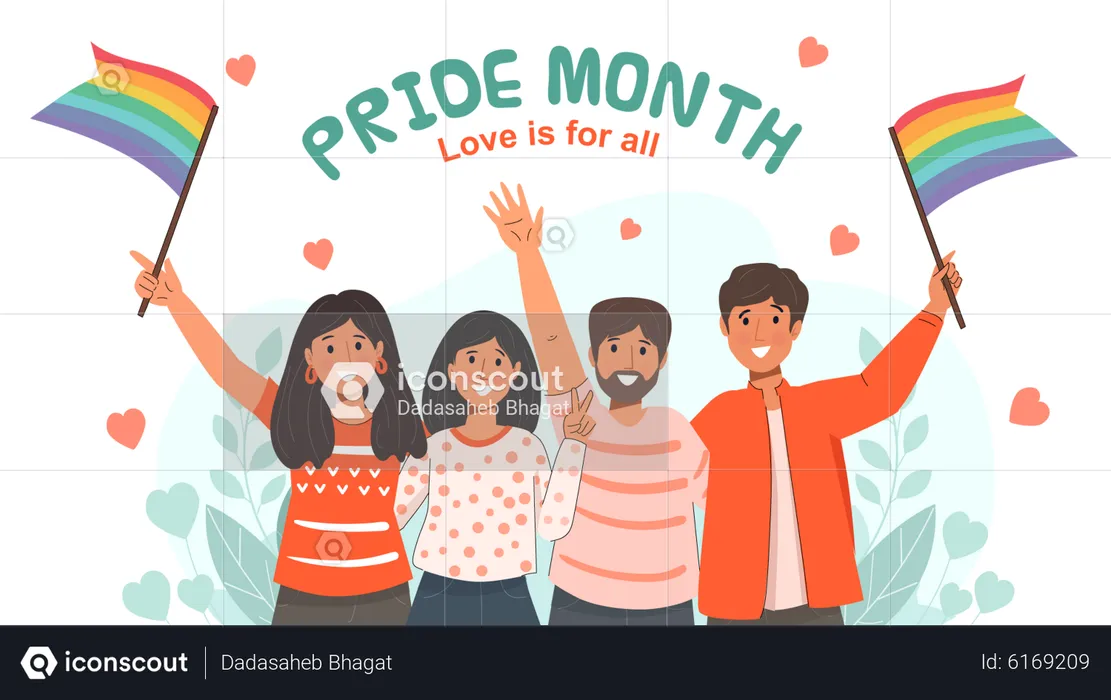Pride Month  Illustration