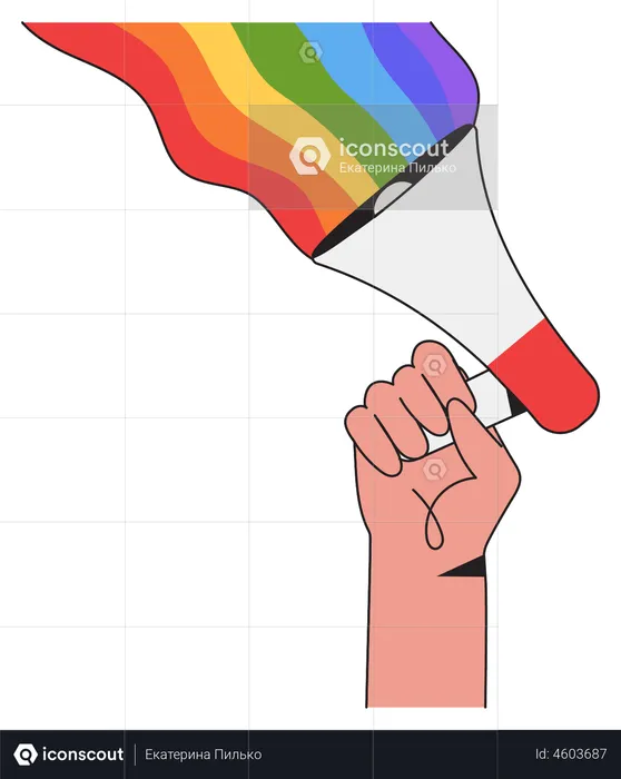 Pride month celebration  Illustration