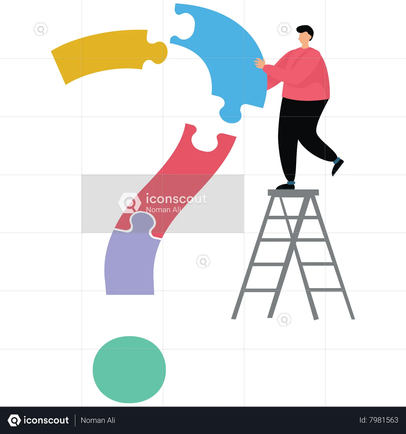Best Problem solving Illustration download in PNG & Vector format
