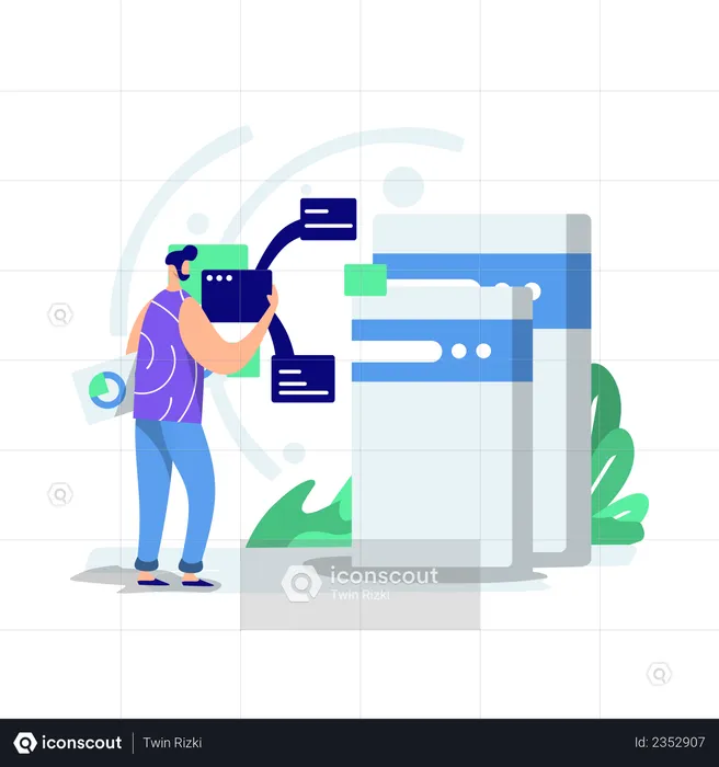 Processamento humano em Big Data  Ilustração