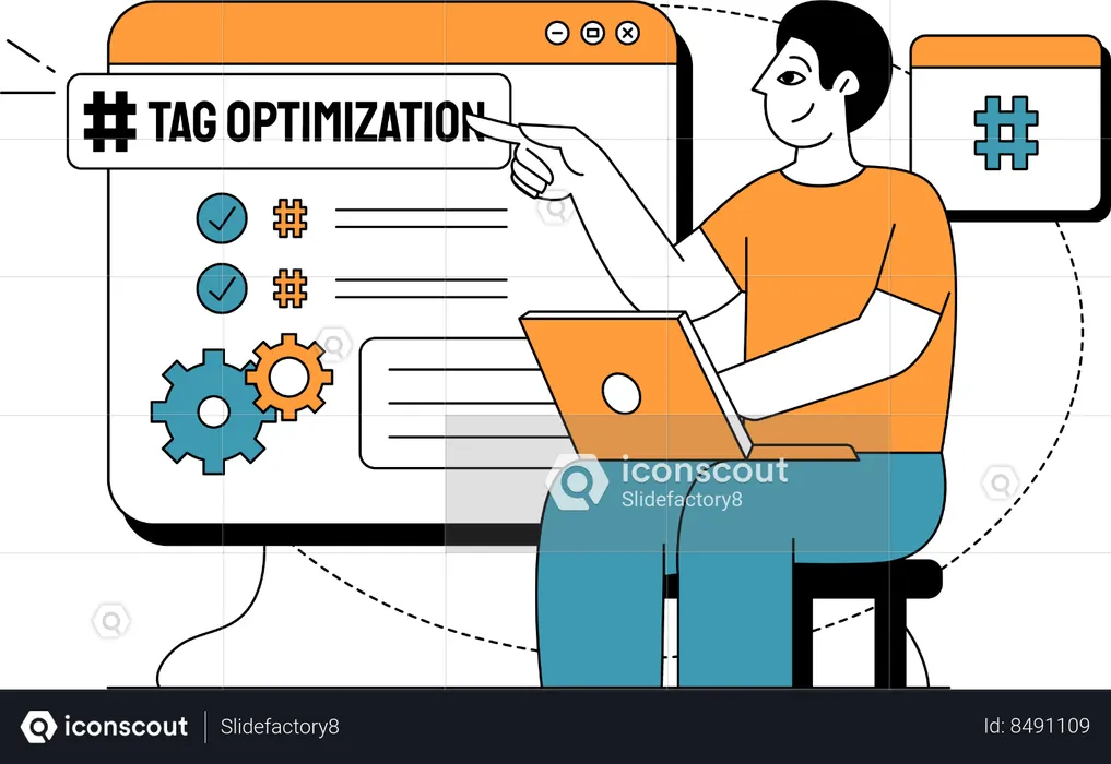 Processus d'optimisation des balises  Illustration