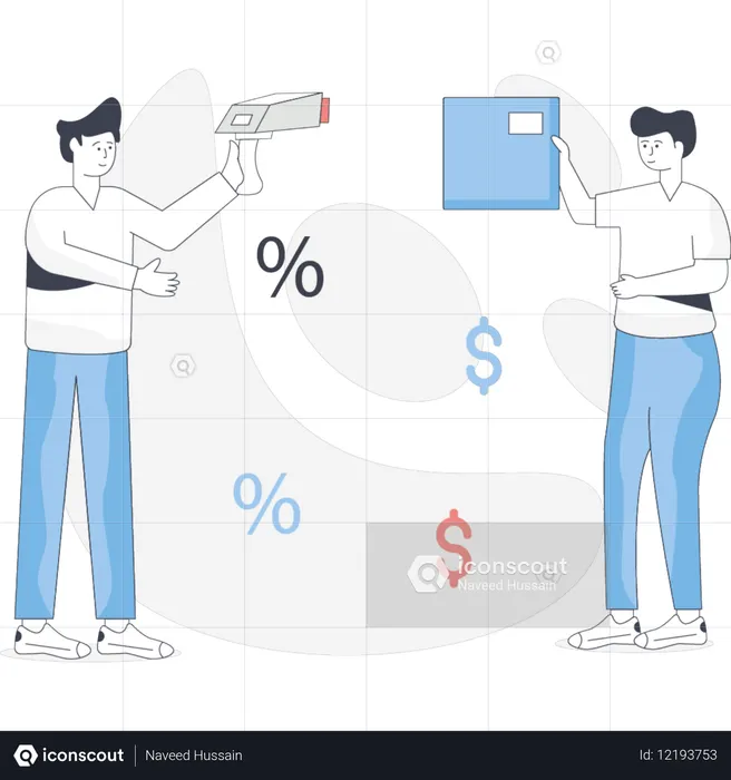 Produit de numérisation pour garçon  Illustration