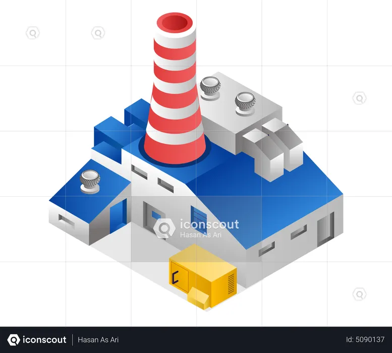 Produktionslager  Illustration