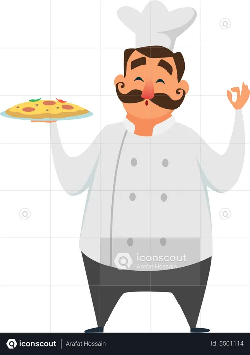 Professional Cook  Illustration