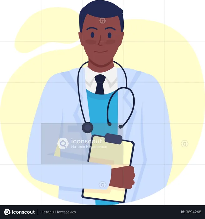 Professional physician  Illustration
