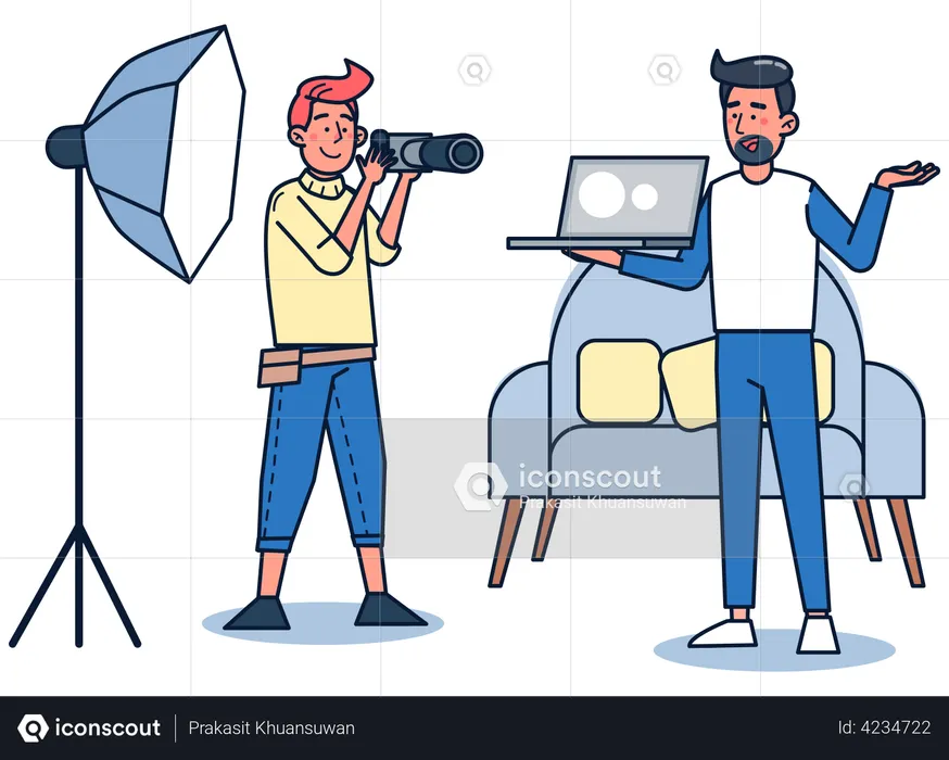 Professional Product Photoshoot  Illustration