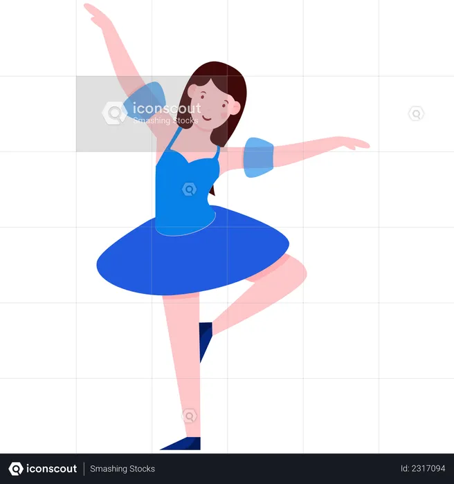 Danseuse professionnelle  Illustration