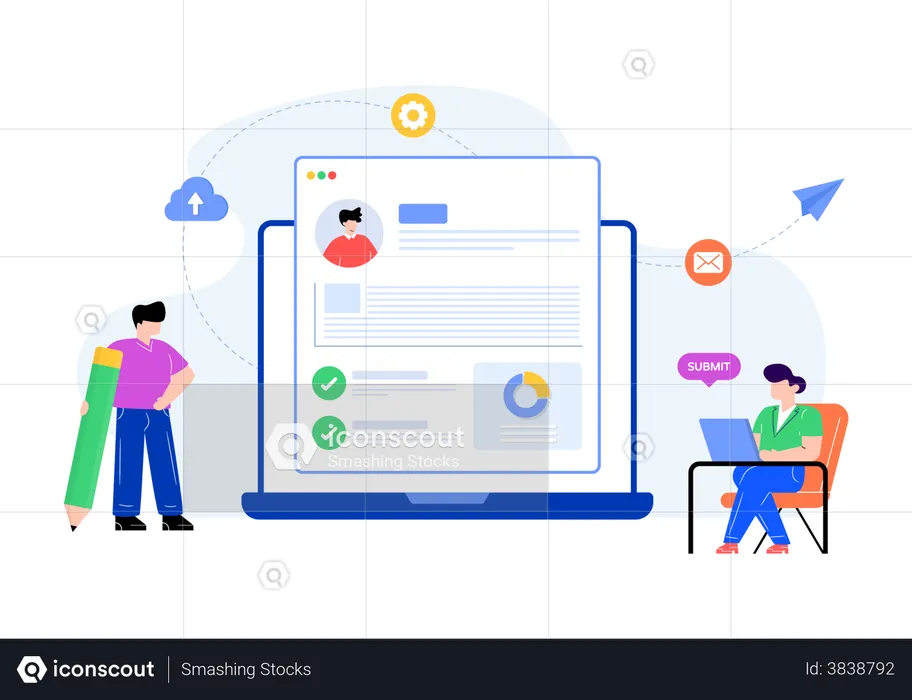 Profile Management  Illustration