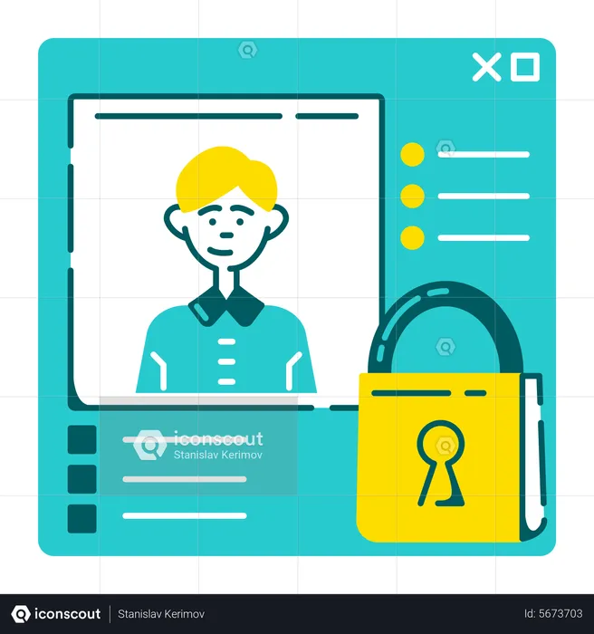 Profile Security  Illustration