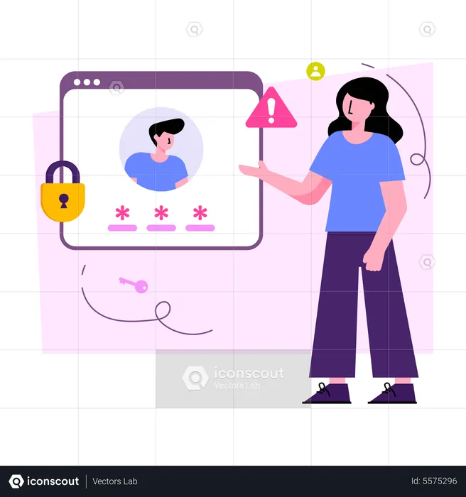 Profile Security  Illustration