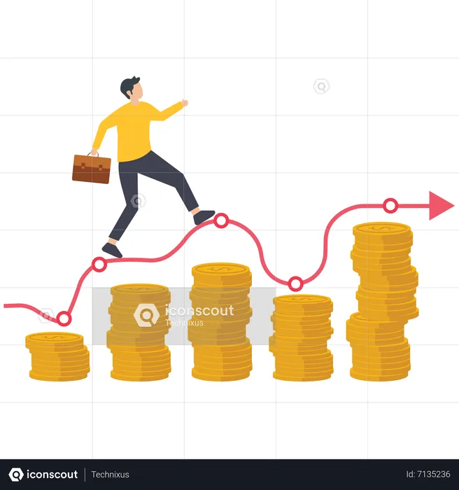 Profitables Wachstum  Illustration