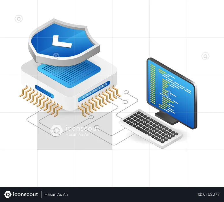 Programa de seguridad del sistema de chip  Ilustración