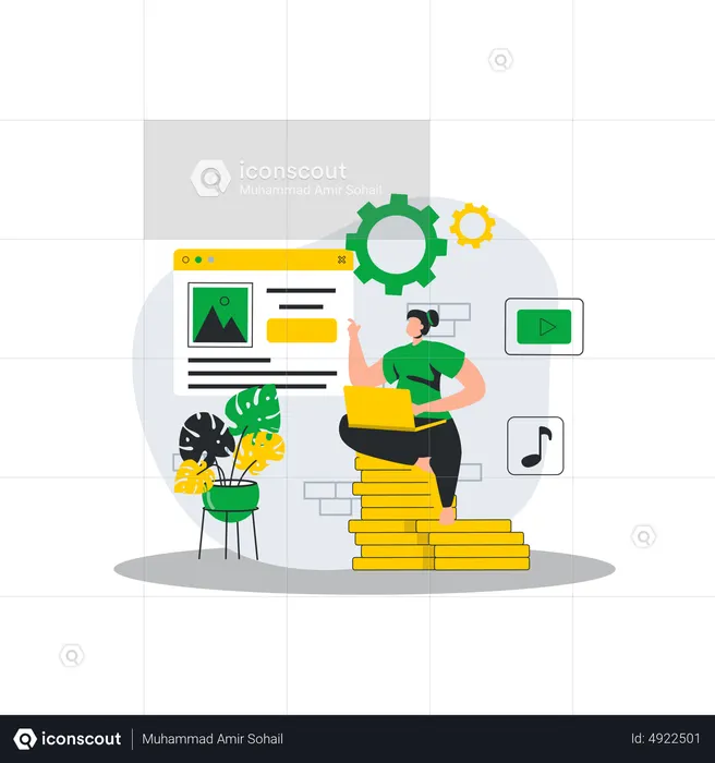 Programação de software  Ilustração