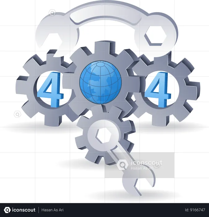 Programmer repair internet error code 404 1  Illustration