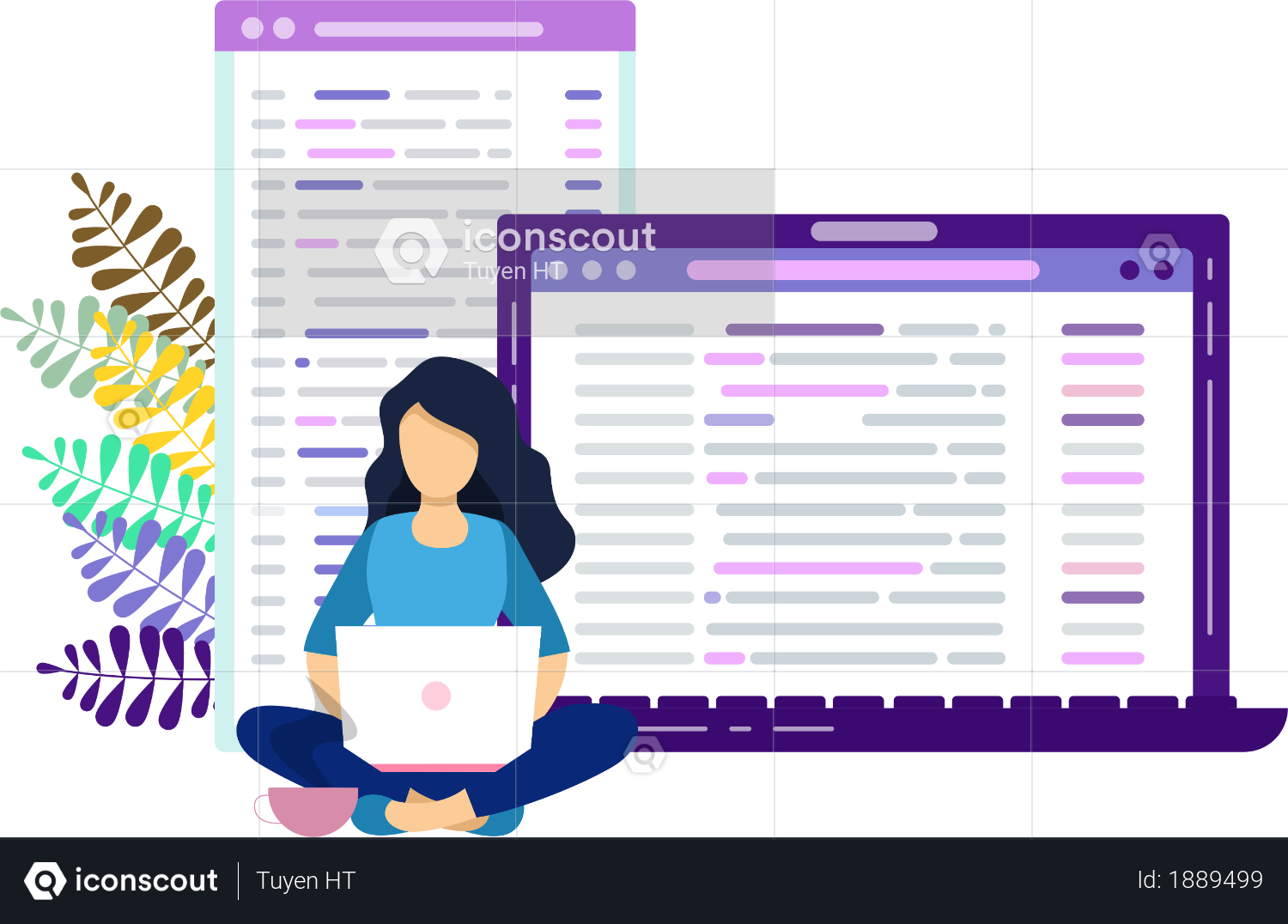 Best Premium Programming Illustration download in PNG & Vector format