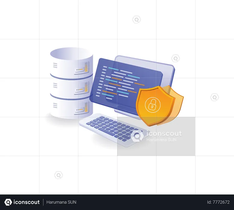 Programming language for database security  Illustration