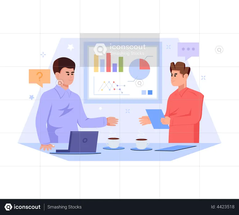 Best Premium Project Discussion Illustration download in PNG & Vector ...