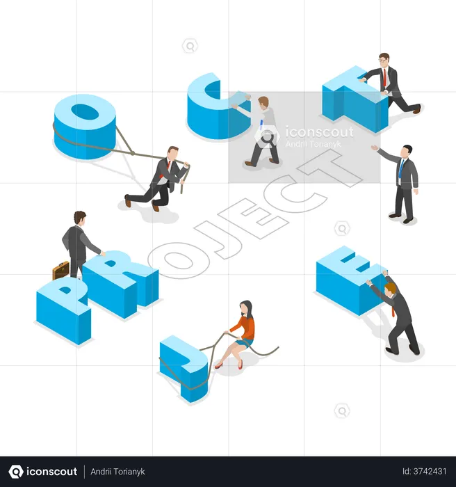 Project management  Illustration