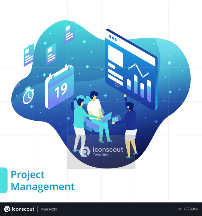 Project Management  Illustration