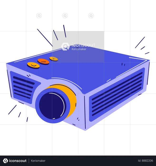 Projector  Illustration